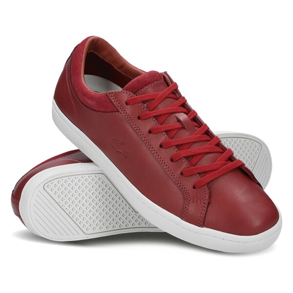 Męskie sneakersy (buty) LACOSTE STRAIGHTSET 316 732cam0044112 kolor czerwony