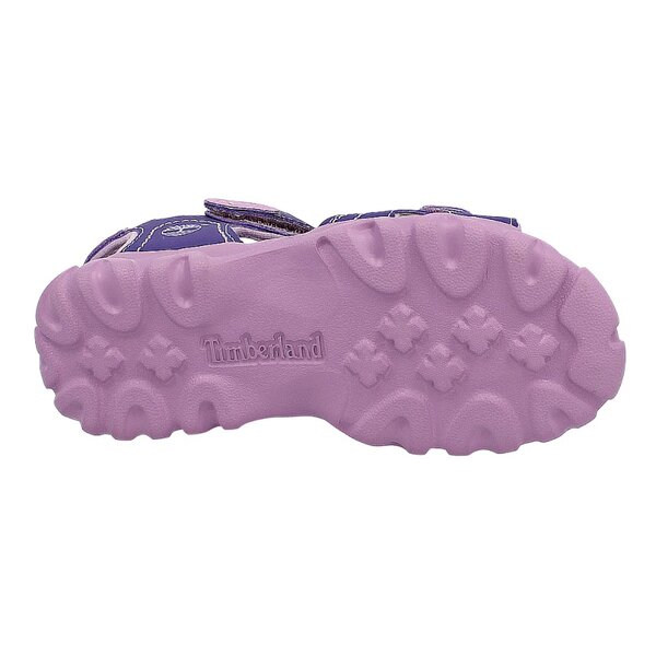 Dziecięce sandały / klapki TIMBERLAND SPLASHTOWN 2 STRAP SANDAL 7781r kolor fioletowy