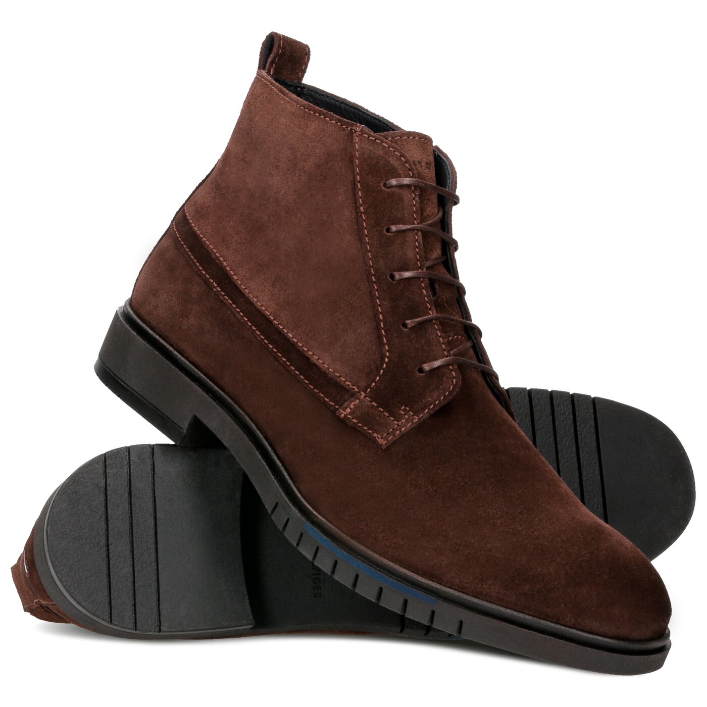 Męskie buty za kostkę TOMMY HILFIGER CAMDEN 2B fm0fm01760212 kolor brązowy