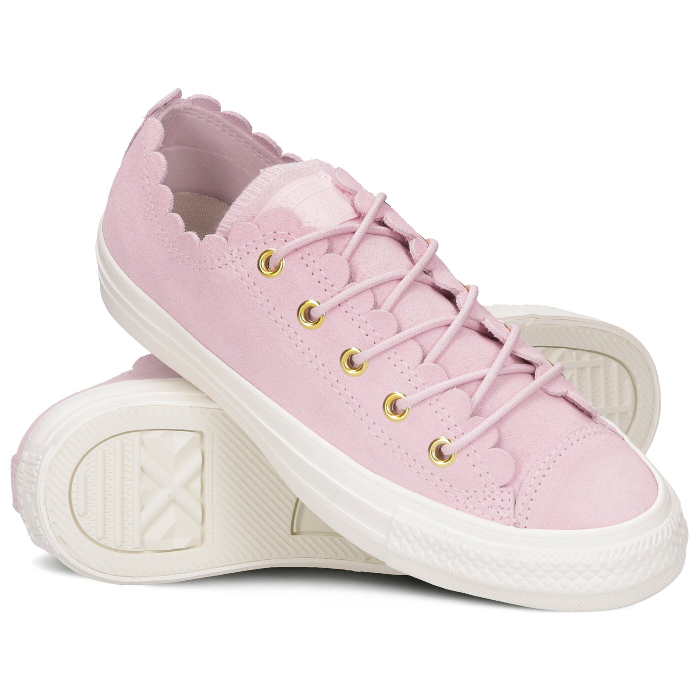 Damskie trampki CONVERSE CHUCK TAYLOR ALL STAR - SCALLOP c563416 kolor różowy