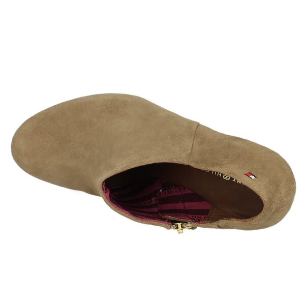 Damskie buty za kostkę TOMMY HILFIGER BELLA 2  fw56815795038 kolor beżowy