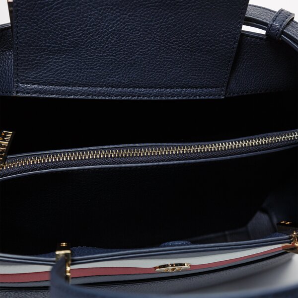 Damska torebka TOMMY HILFIGER TOREBKA CORE SATCHEL CORP aw0aw083230gy kolor granatowy