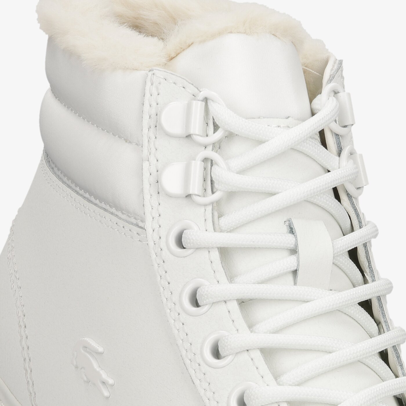 Damskie trampki LACOSTE STRAIGHTSET THERMO 419 1 CFA 738cfa000518c kolor biały