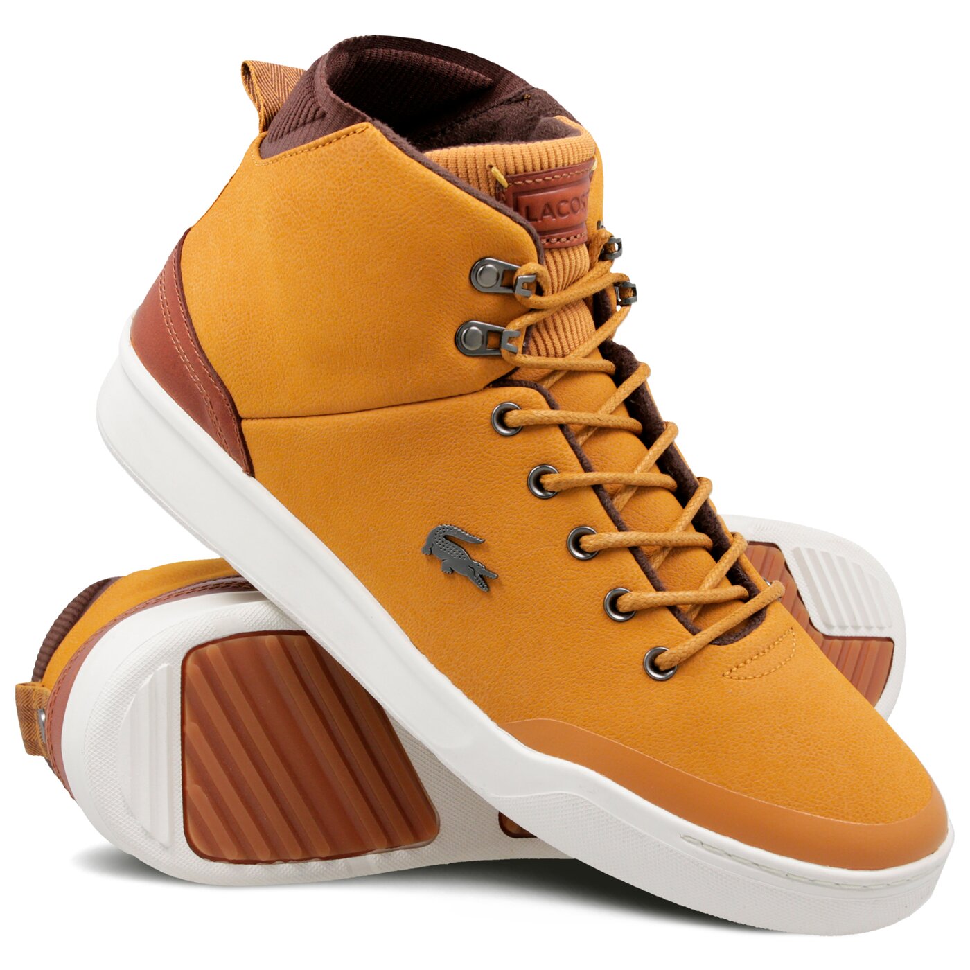 Męskie sneakersy (buty) LACOSTE EXPLORATEUR CLASSIC 318 2 736cam0026tb2 kolor żółty