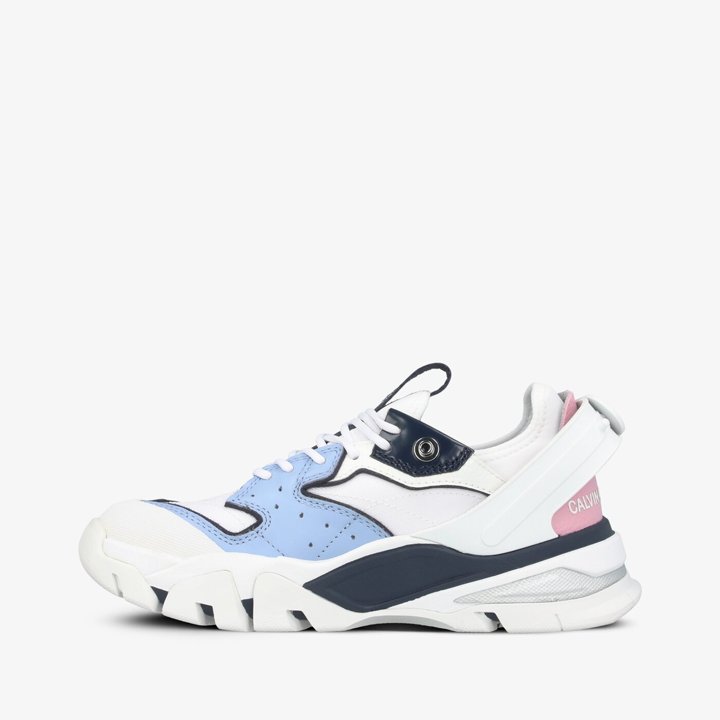 Damskie sneakersy (buty) CALVIN KLEIN CLARICE b4r0883450 kolor biały