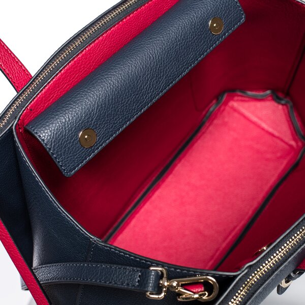Damska torebka TOMMY HILFIGER TORBA CORE SATCHEL aw0aw02974902 kolor granatowy