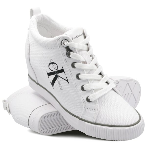Damskie trampki CALVIN KLEIN RITZY r3551wht kolor biały
