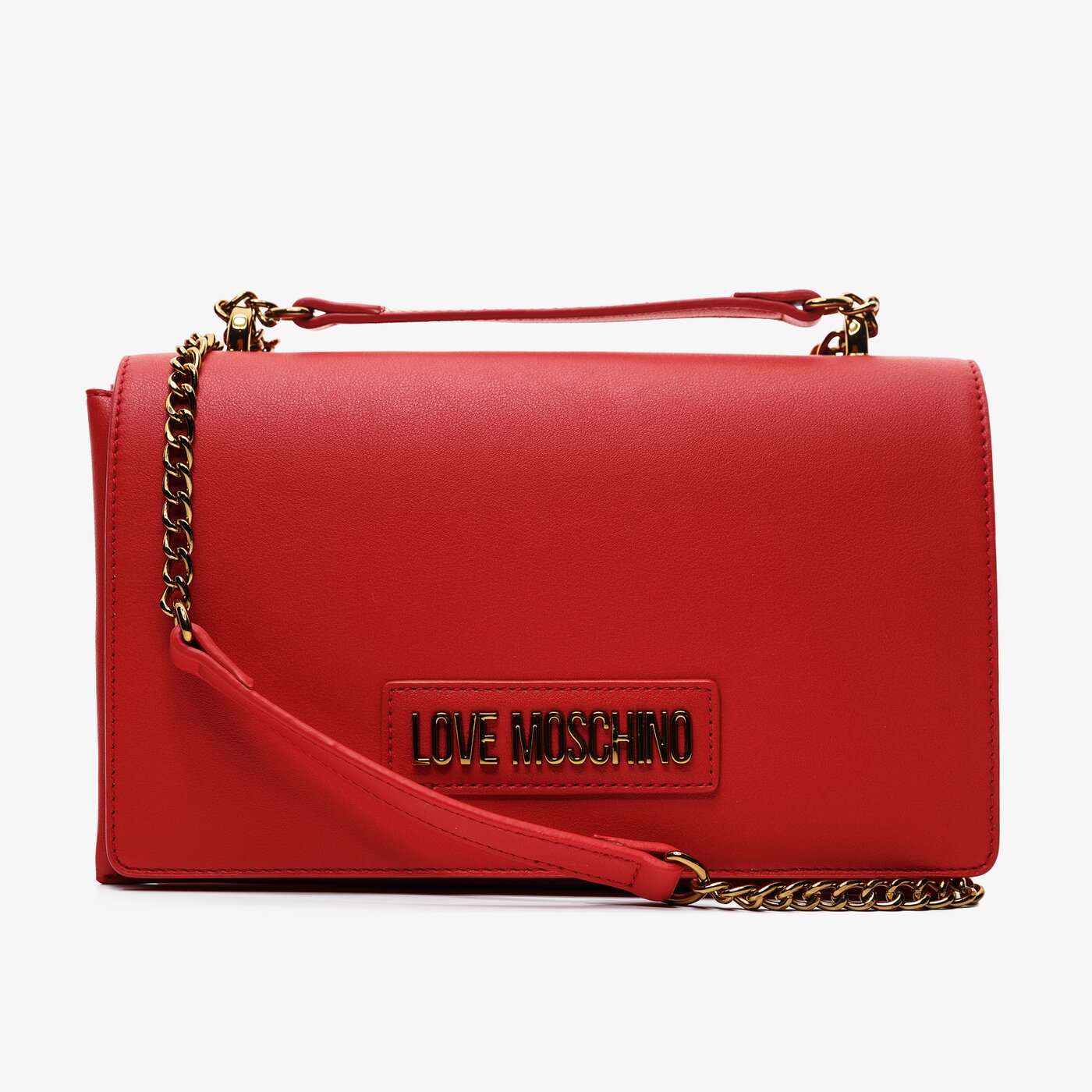 Damska torebka LOVE MOSCHINO TOREBKA LETTERING LOVE MOSCHINO jc4261pp0akm0500 kolor czerwony