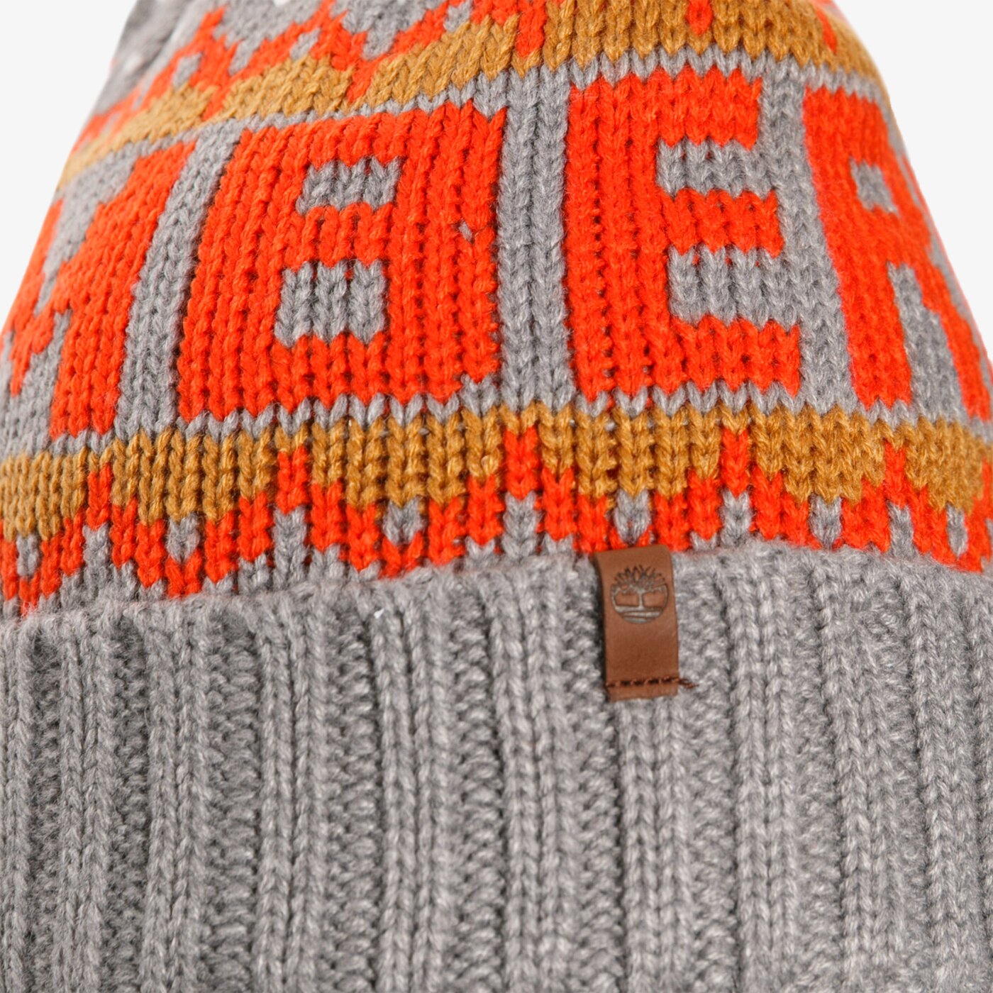 Męska czapka zimowa TIMBERLAND CZAPKA ZIMOWA KNIT IN CUFFED BEANIE tb0a1eh2c811 kolor szary