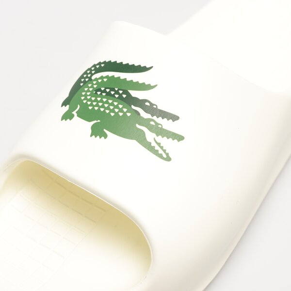 Damskie klapki LACOSTE CROCO 2.0 EVO 123 1 CFA 745cfa0005wg1 kolor biały