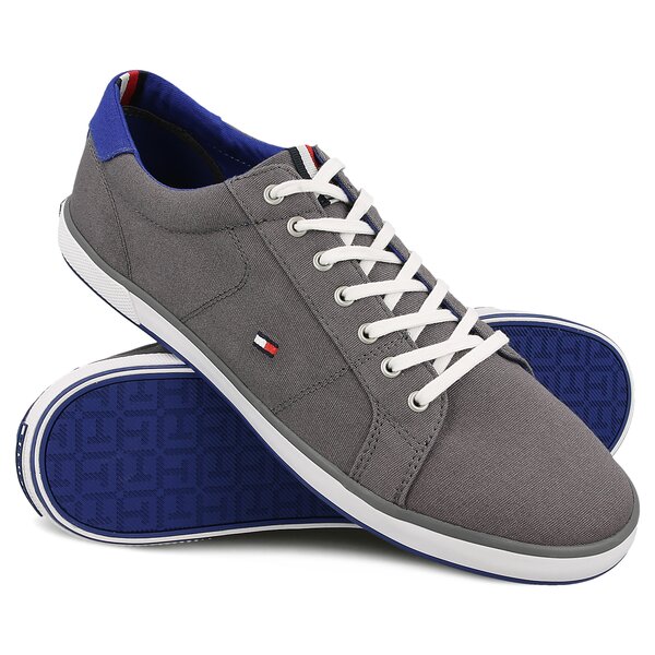 Męskie trampki TOMMY HILFIGER H2285ARLOW 1D fm0fm00596039 kolor szary
