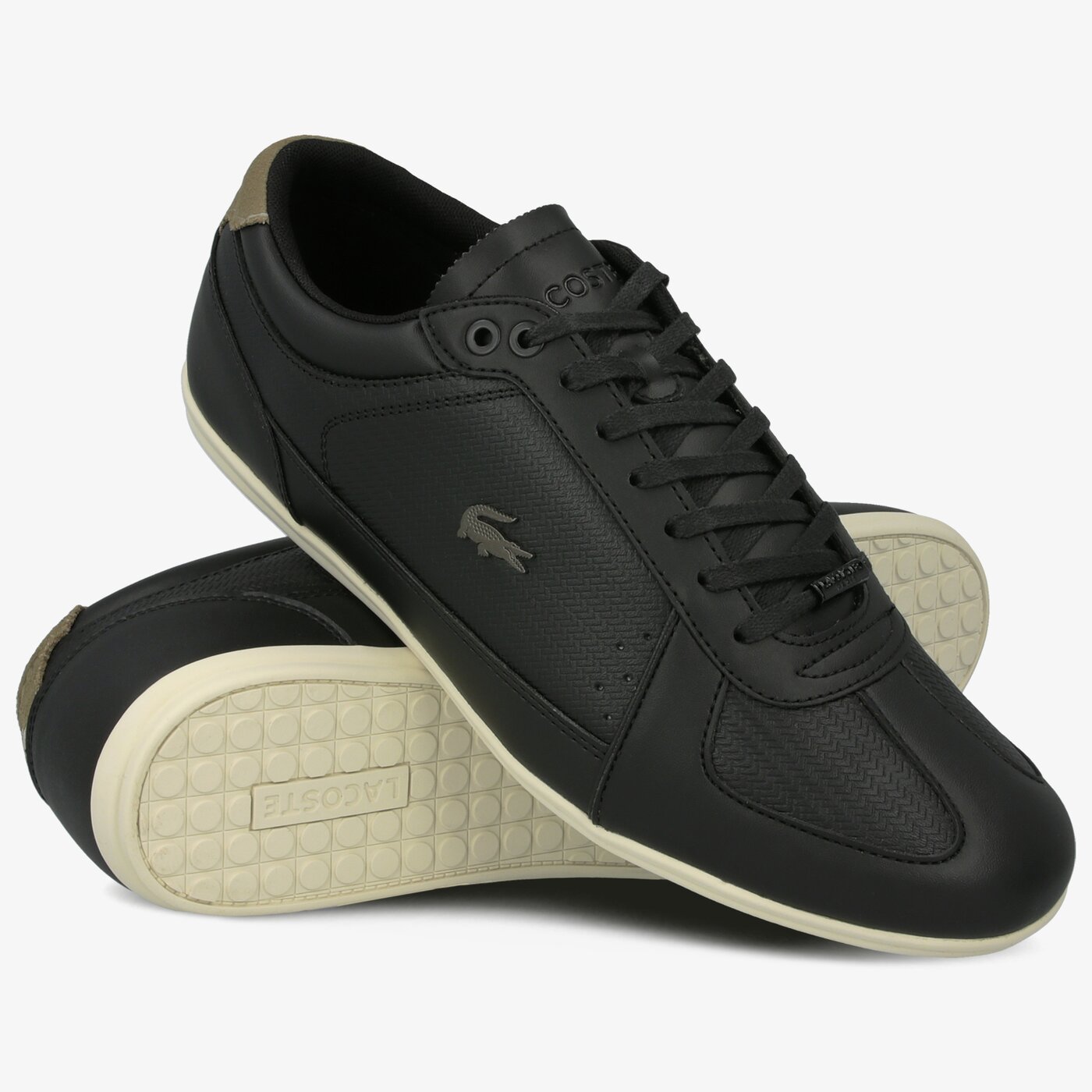 Męskie sneakersy (buty) LACOSTE EVARA 319 1 CMA 738cma00142h5 kolor czarny