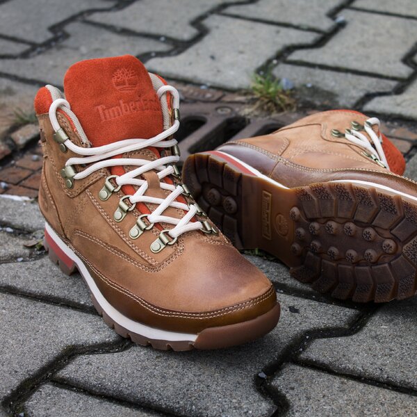 Męskie buty outdoor (trekkingowe) TIMBERLAND EURO HIKER LTHR 8805b kolor brązowy