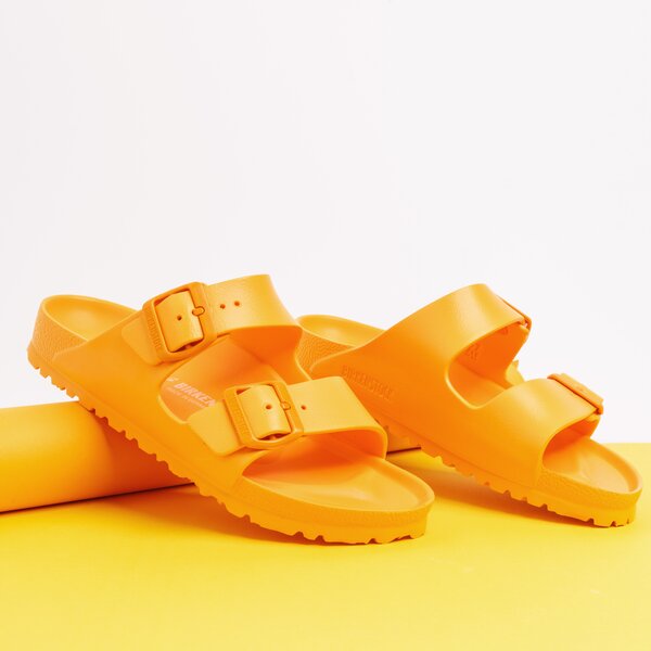 Damskie klapki BIRKENSTOCK ARIZONA EVA  1015470 kolor pomarańczowy