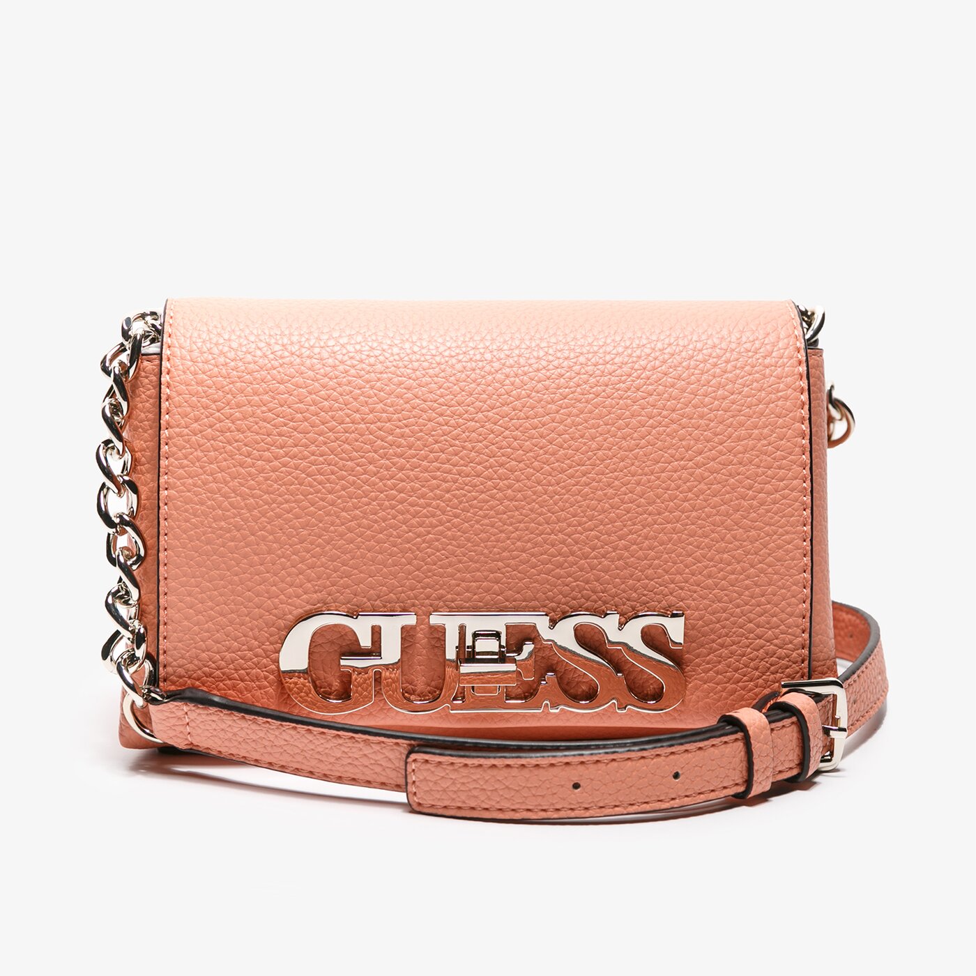 Damska torebka GUESS TOREBKA UPTOWN CHIC MINI XBODY FLAP hwvg7301780pch kolor różowy