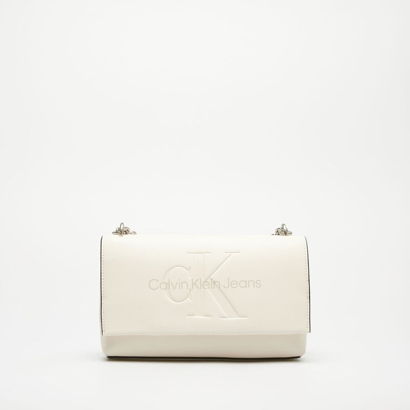 CALVIN KLEIN TOREBKA RE-LOCK CONV SHOULDER BAG SHINY