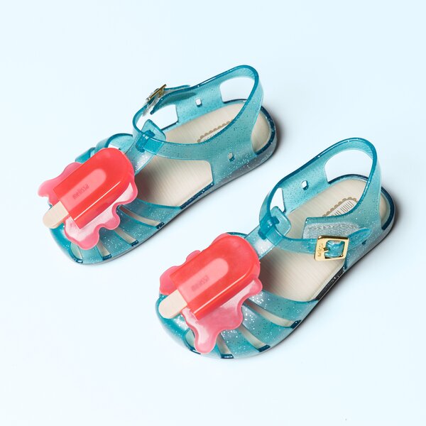 Dziecięce sandały / klapki MELISSA MINI ARANHA VIII BB 3170452693 kolor niebieski