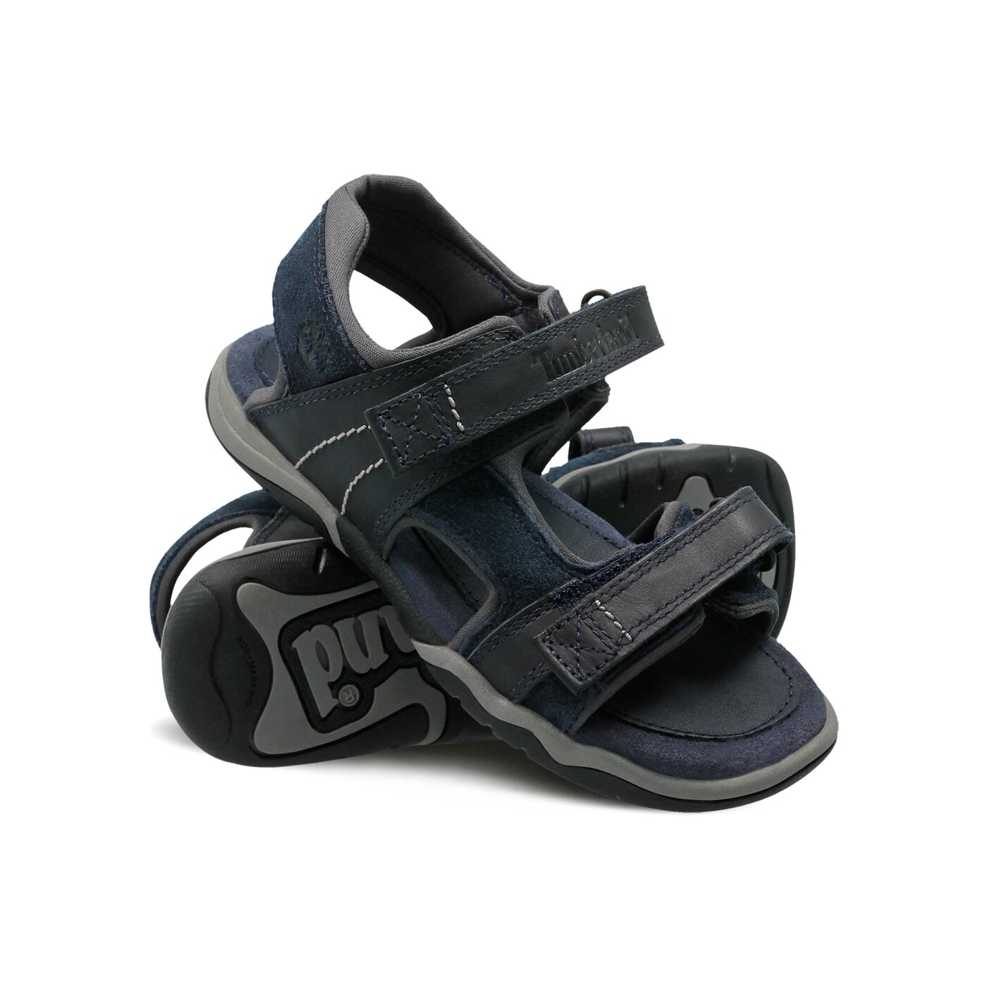 Dziecięce sandały / klapki TIMBERLAND TISBURY 2 STRAP ca1be5 kolor granatowy