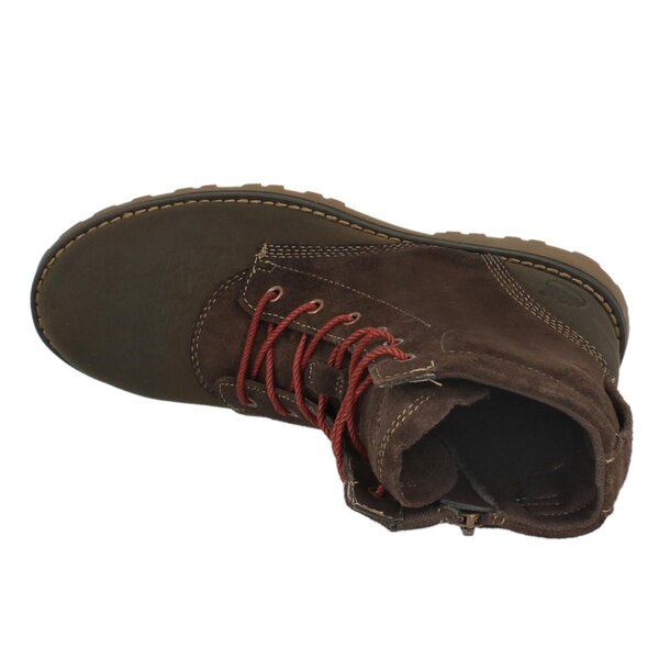 Dziecięce buty za kostkę TIMBERLAND EK ASPHALT TRAIL 6 5777r kolor brązowy