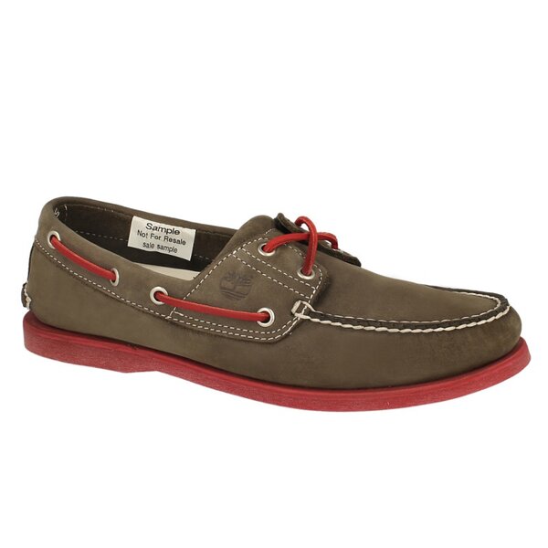 Męskie mokasyny TIMBERLAND CLASSIC 2 EYE  6508a kolor brązowy