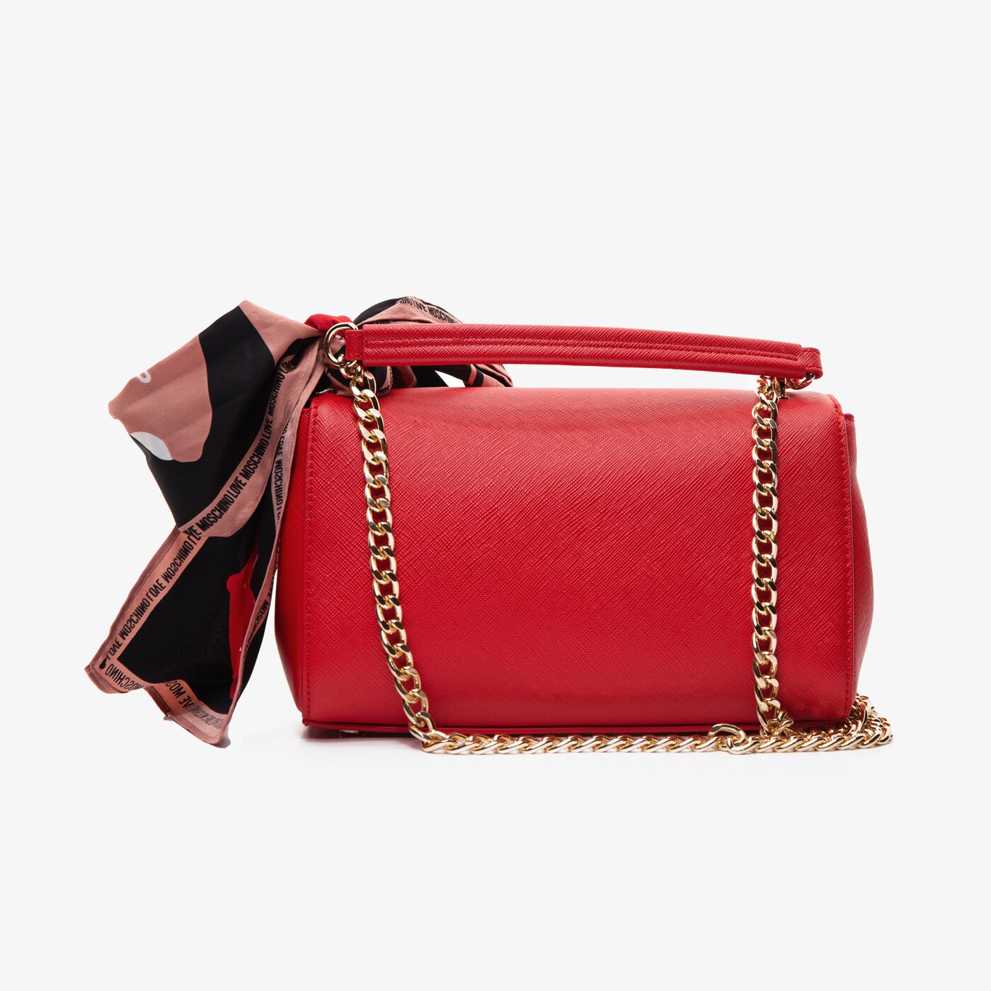Damska torebka LOVE MOSCHINO TOREBKA THE ICE CREEM SCARF jc4239pp0akg0500 kolor czerwony