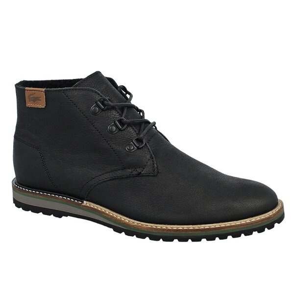 Męskie buty za kostkę LACOSTE SHERBROOKE OUTDOOR  728srm4122024 kolor czarny