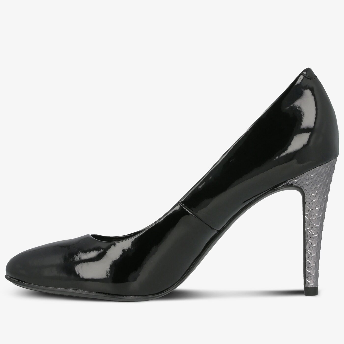 Damskie szpilki / czółenka TOMMY HILFIGER ELEVATED PATENT HIGH PUMP fw0fw04586bds kolor czarny