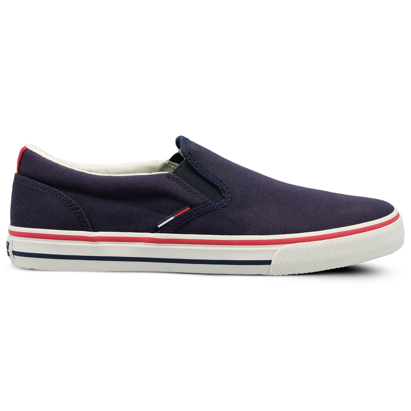Męskie trampki TOMMY HILFIGER TOMMY JEANS TEXTILE SLIP ON em0em00002006 kolor granatowy