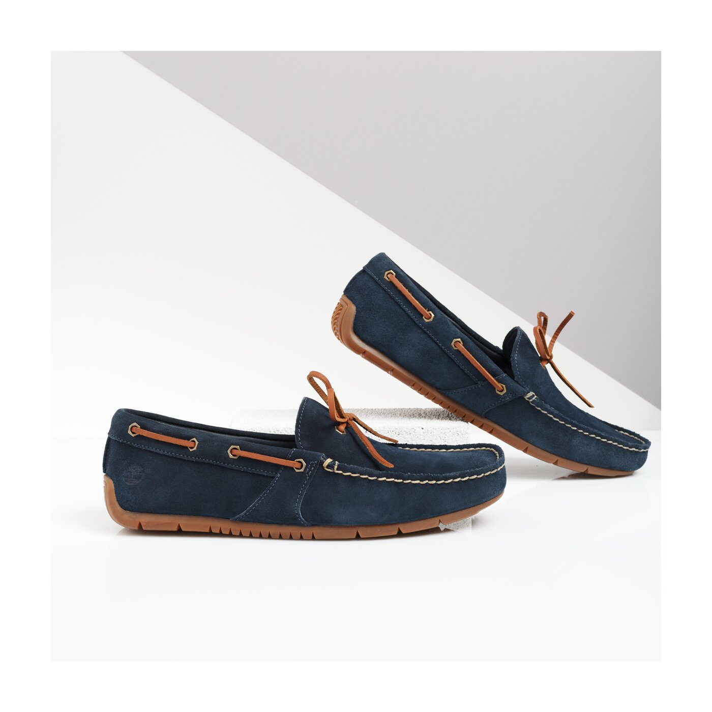 Męskie mokasyny TIMBERLAND LEMANS GENT DRIVR MOC BOAT tb0a24514101 kolor granatowy