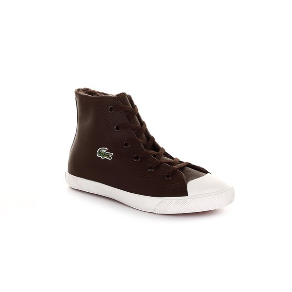 Dziecięce trampki LACOSTE L27 MID CI  724spc43111w7 kolor brązowy