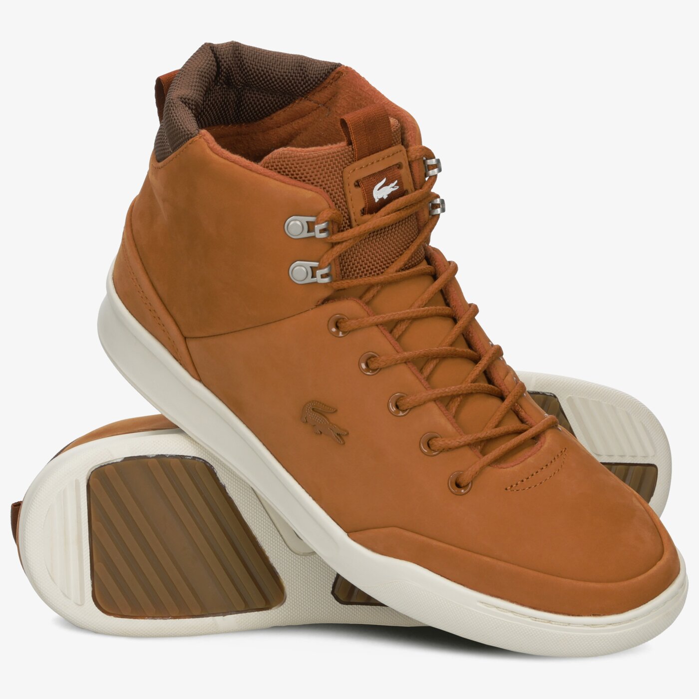 Męskie sneakersy (buty) LACOSTE EXPLORATEUR CLASSIC 3192 CMA 738cma0004f57 kolor brązowy