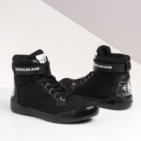 Damskie sneakersy (buty) CALVIN KLEIN NELDA r0804blk kolor czarny