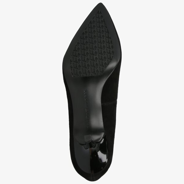Damskie szpilki / czółenka TOMMY HILFIGER ELEVATED TH HARDWARE PUMP fw0fw04585bds kolor czarny