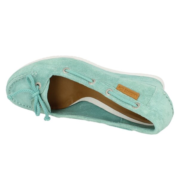 Damskie mokasyny i półbuty LACOSTE CORBON MID WEDGE 2 727srw1227067 kolor zielony