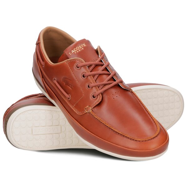 Męskie sneakersy (buty) LACOSTE MARINA 119 6 CMA 737cma0055f57 kolor brązowy