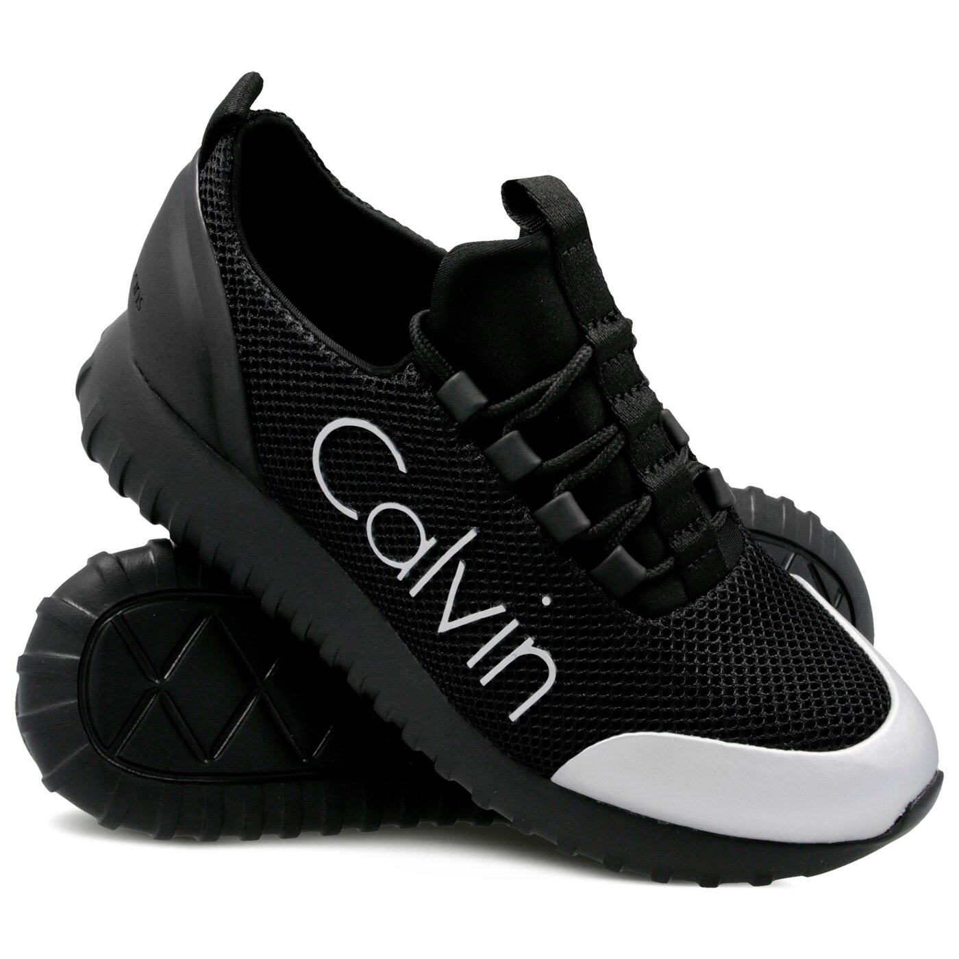 Damskie sneakersy (buty) CALVIN KLEIN REIKA r0666001 kolor czarny