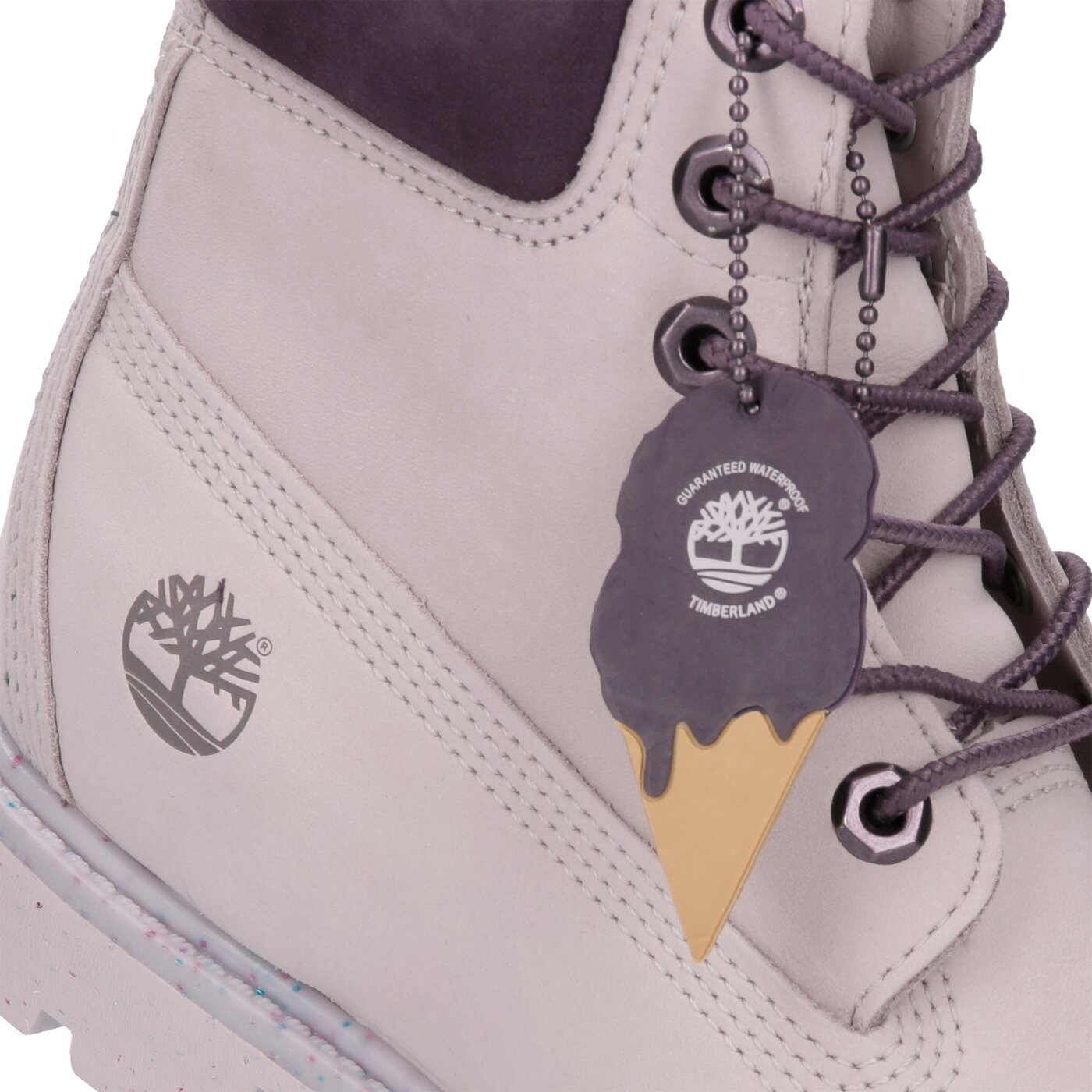 Damskie trapery TIMBERLAND PREMIUM 6 INCH BOOT ICE CREAM  tb0a1vzus401 kolor fioletowy