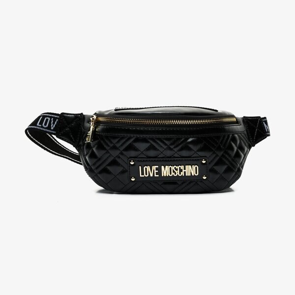 Damska nerka / saszetka LOVE MOSCHINO TOREBKA NEW SHINY QUILTED jc4206pp0aka0000 kolor czarny
