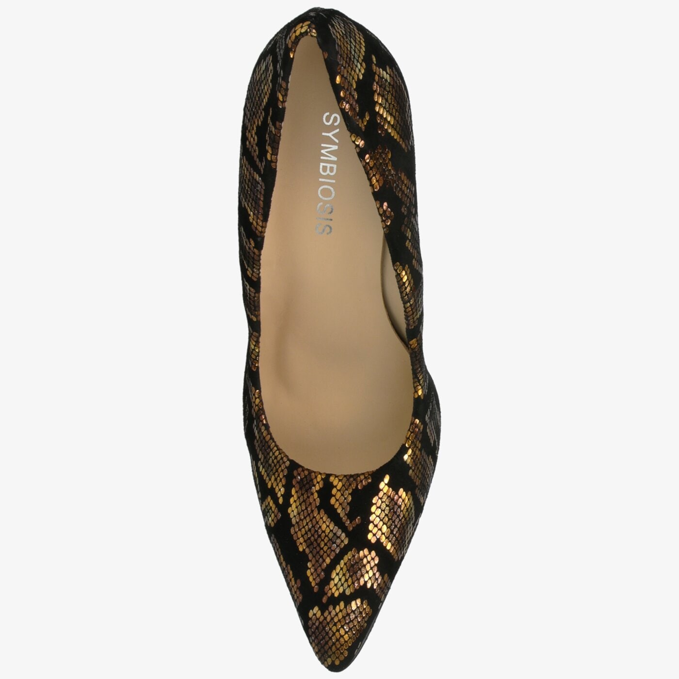 Damskie szpilki / czółenka SYMBIOSIS DANCE WITH ME  sywc219006 kolor złoty