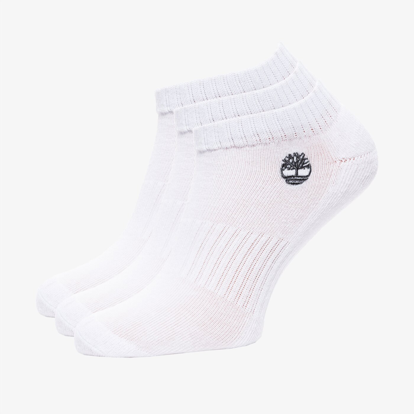 Męskie skarpetki TIMBERLAND SKARPETY 3PP CORE HALF CUSHION NO SHOW tb0a1ebo1001 kolor biały
