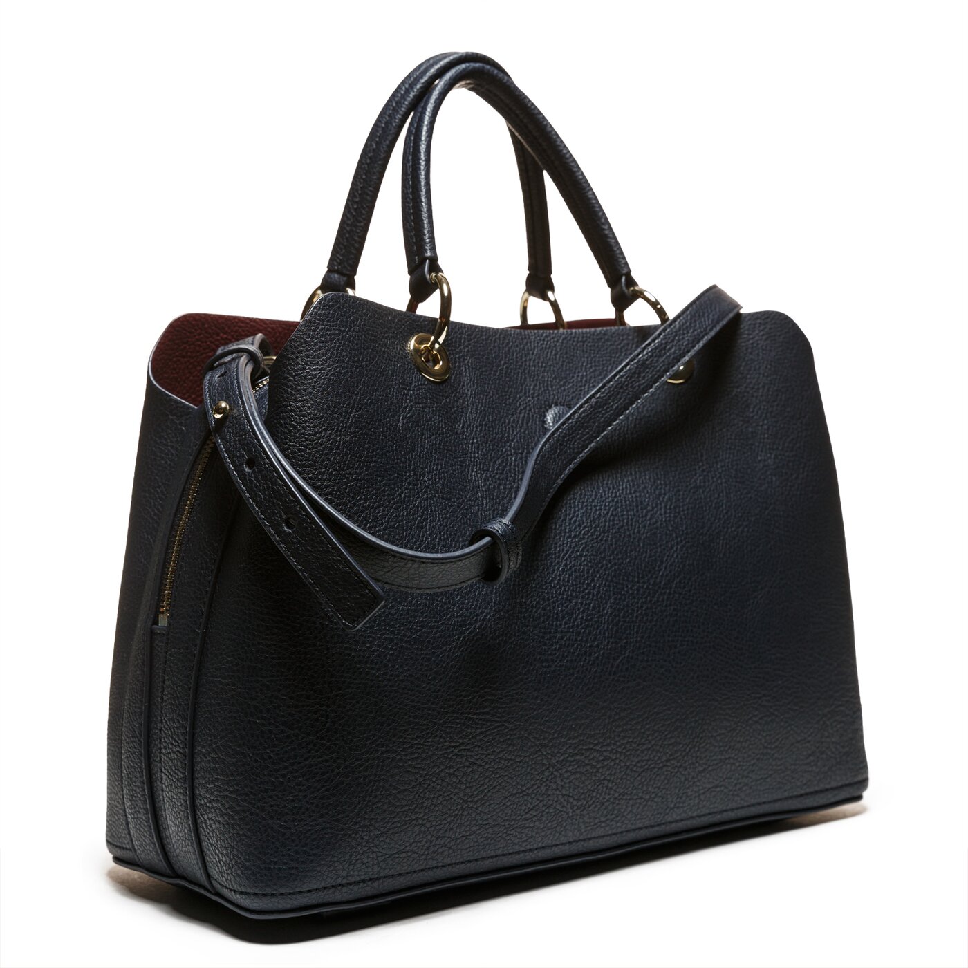 Damska torebka TOMMY HILFIGER TOREBKA CORE SATCHEL aw0aw05681413 kolor granatowy