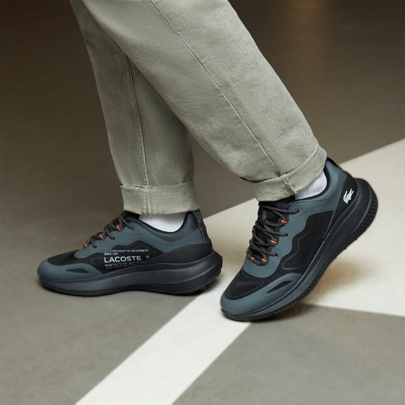 Męskie sneakersy (buty) LACOSTE ACTIVE 4851 222 1 744sma011802h kolor czarny