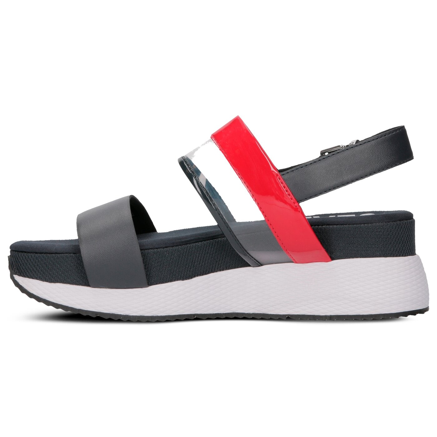 Damskie sandały TOMMY HILFIGER ONIKA 4C TRANSPARENT RWB HYBRID SANDAL #en0en00443020# kolor granatowy