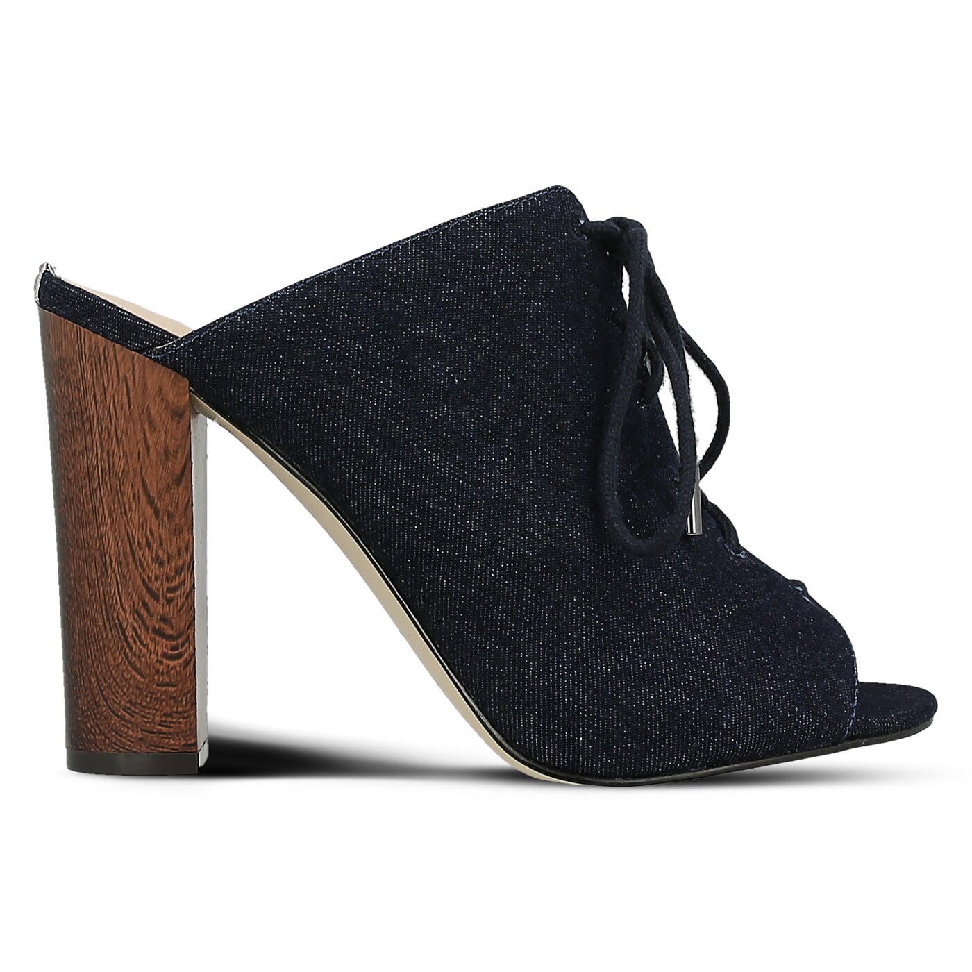 Damskie klapki GUESS EDITT fledi1den06navy kolor granatowy