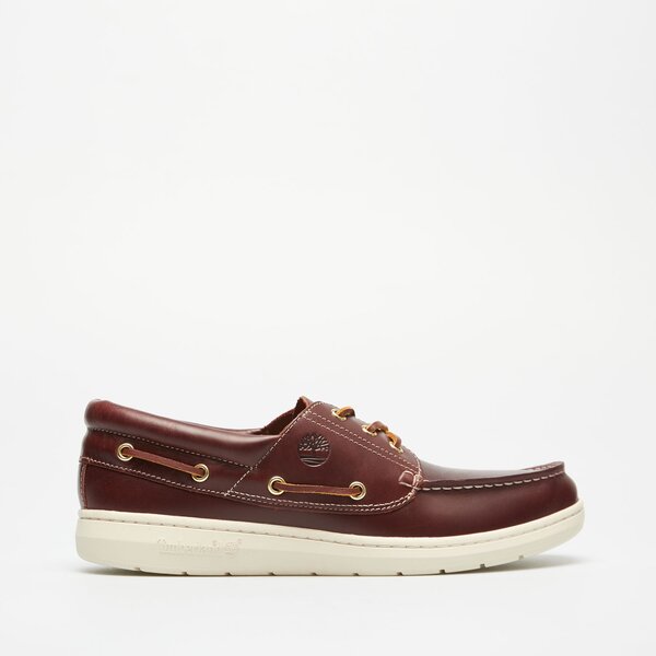 Męskie mokasyny TIMBERLAND PORTOFINO PIER BOAT SHOE tb0a6cxmeiw1 kolor bordowy