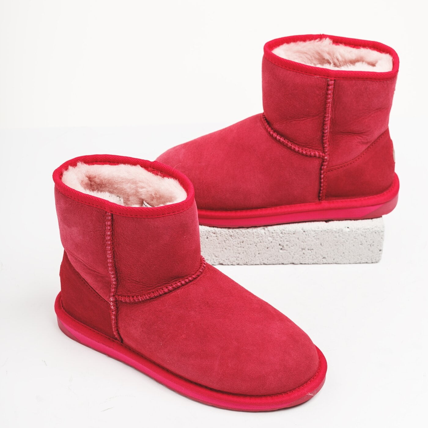 Damskie śniegowce EMU STINGER MINI w10003fuchsia kolor różowy