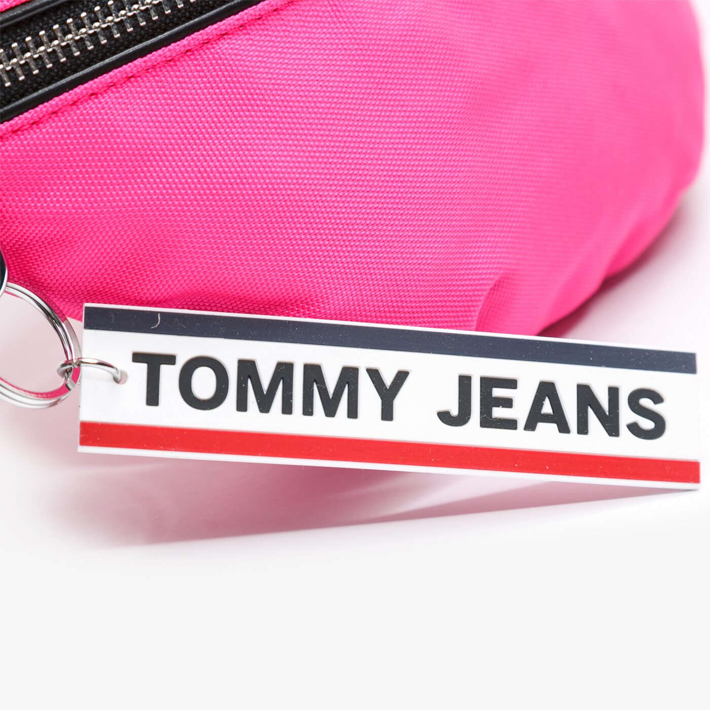 Damska torebka TOMMY HILFIGER TOREBKA TJW LOGO TAPE BUMBAG NYLON aw0aw07633tz7 kolor różowy