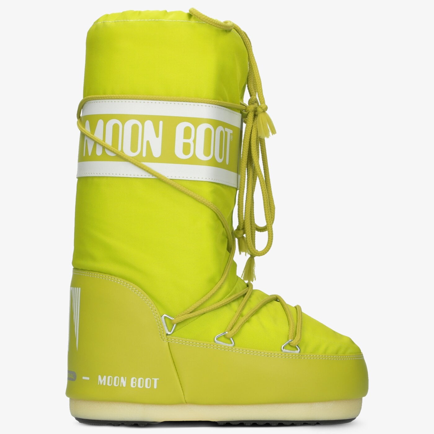 Damskie śniegowce MOON BOOT NYLON 14004400070 kolor zielony