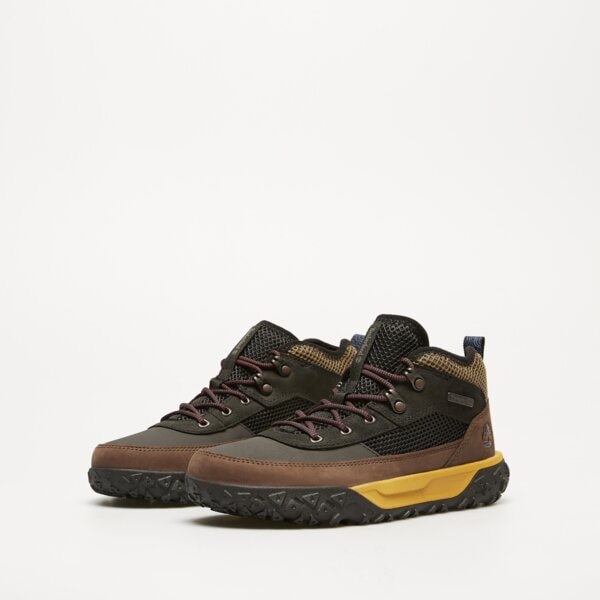 Dziecięce buty outdoor / trekkingowe TIMBERLAND GREENSTRIDE MOTION 6 LOW LACE UP HIKING BOOT tb0a6b62ejc1 kolor czarny