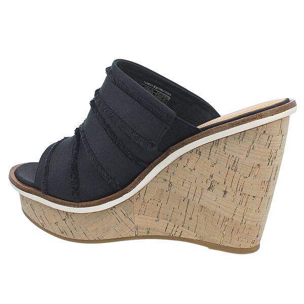 Damskie sandały TOMMY HILFIGER IVANA 4D  fw56818645403 kolor granatowy